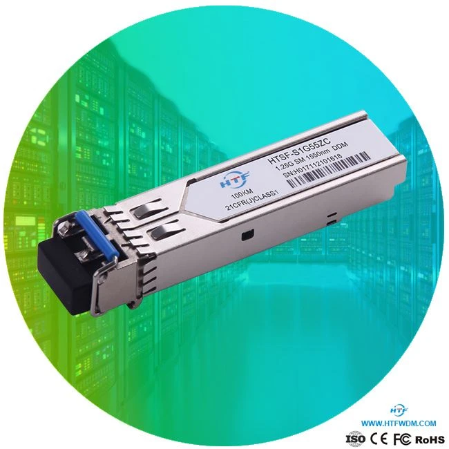 Jednomodowy SFP DFB 1550nm 100km 1250M SFP